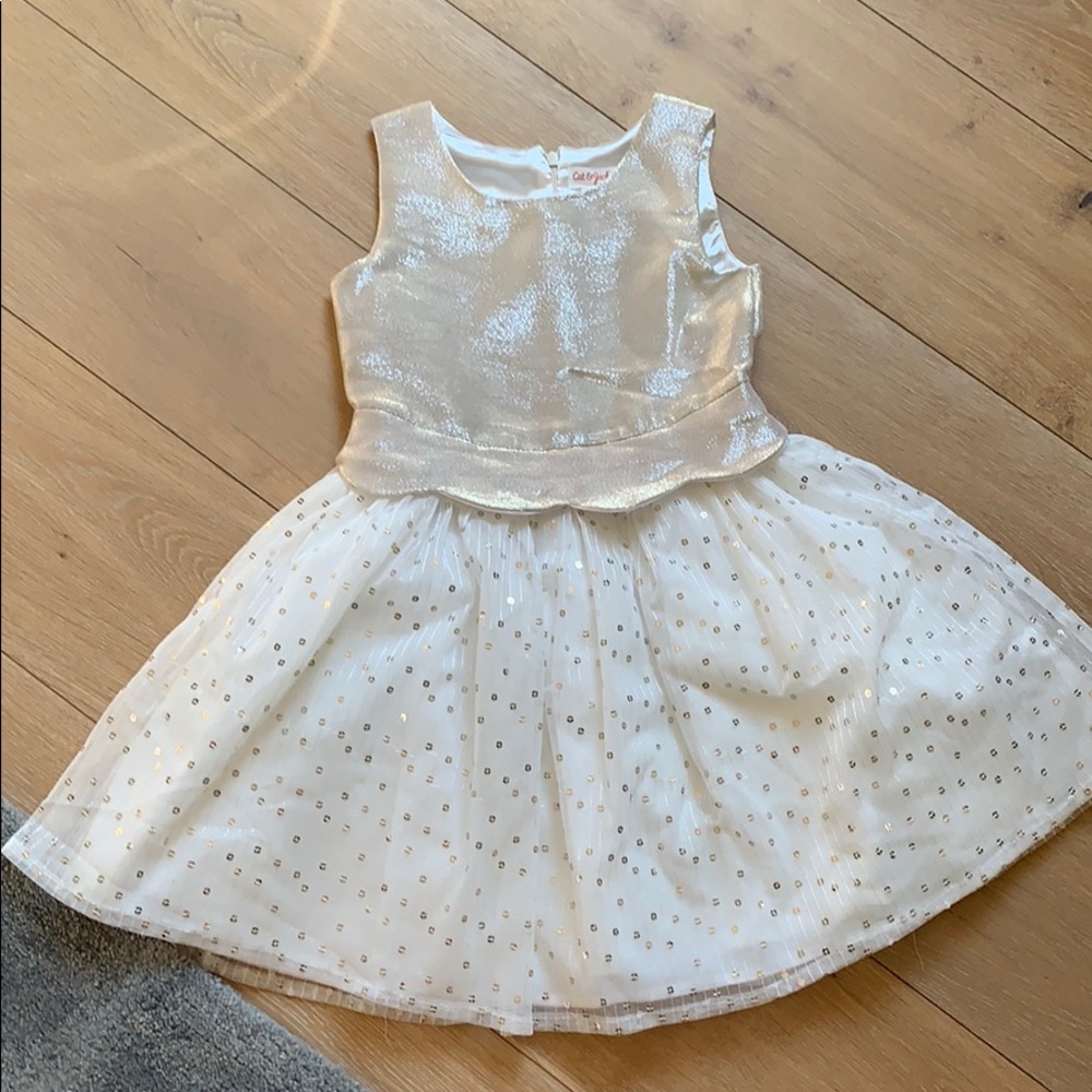 Fully lined girls desss